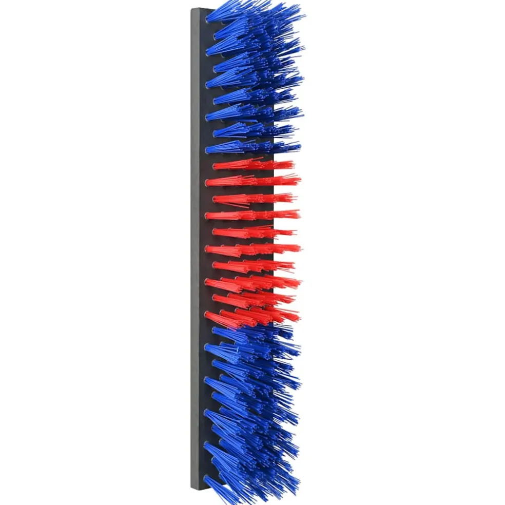 vidaXL Vee borstels Rood en blauw 50 x 10 x 6,5 cm PP