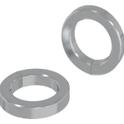vidaXL Veer Washer 2 st Wit 13 x 1 mm IJzer