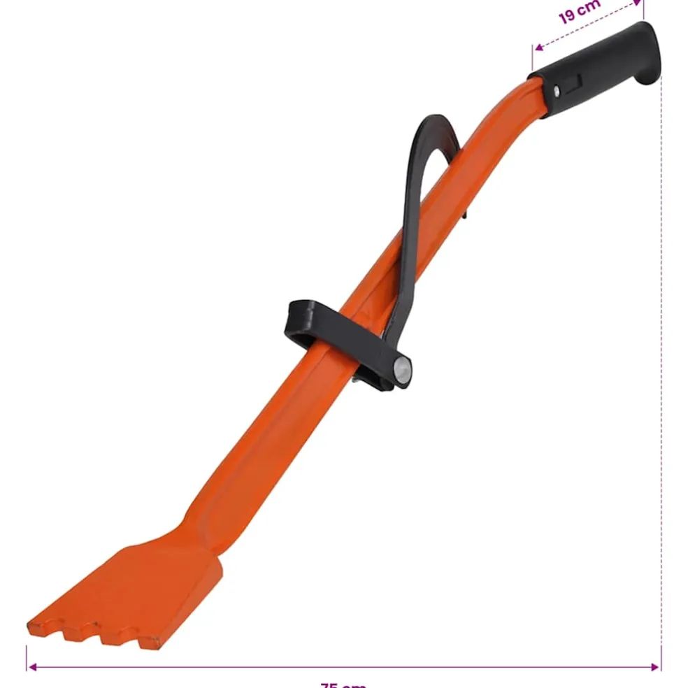 vidaXL Velhevel met ABS handvat