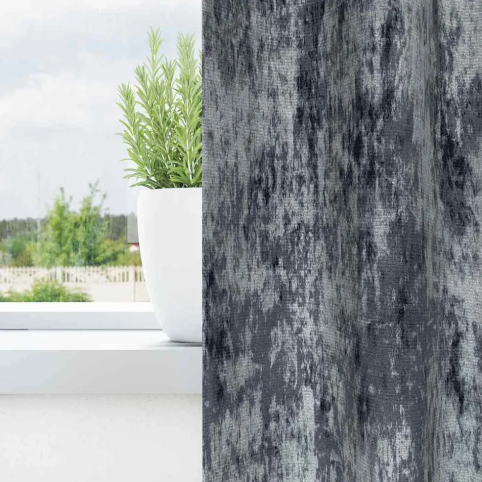 vidaXL Velvet Gordijnen 2 st Zilvergrijs 140 x 140 cm Fluweel