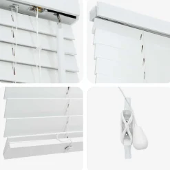 vidaXL Venetiaanse jaloezie Wit 40 x 130 cm 35 mm