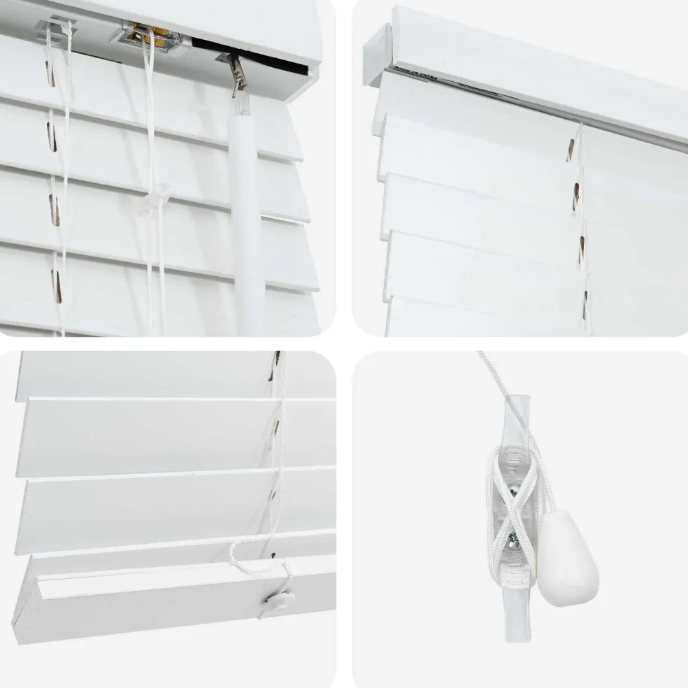 vidaXL Venetiaanse jaloezie Wit 40 x 130 cm 35 mm