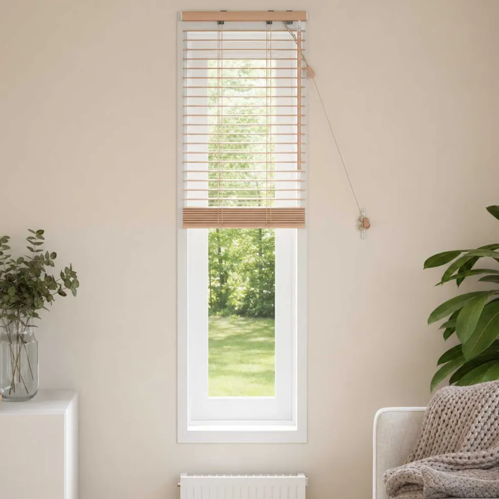 vidaXL Venetiaanse jaloezie Eiken Look 40 x 130 cm 35 mm