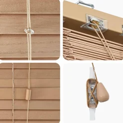 vidaXL Venetiaanse jaloezie Eiken Look 40 x 130 cm 35 mm
