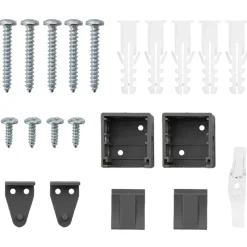 vidaXL Venetiaanse jaloezie Donkergrijs 130 x 40 cm 25 mm Aluminium