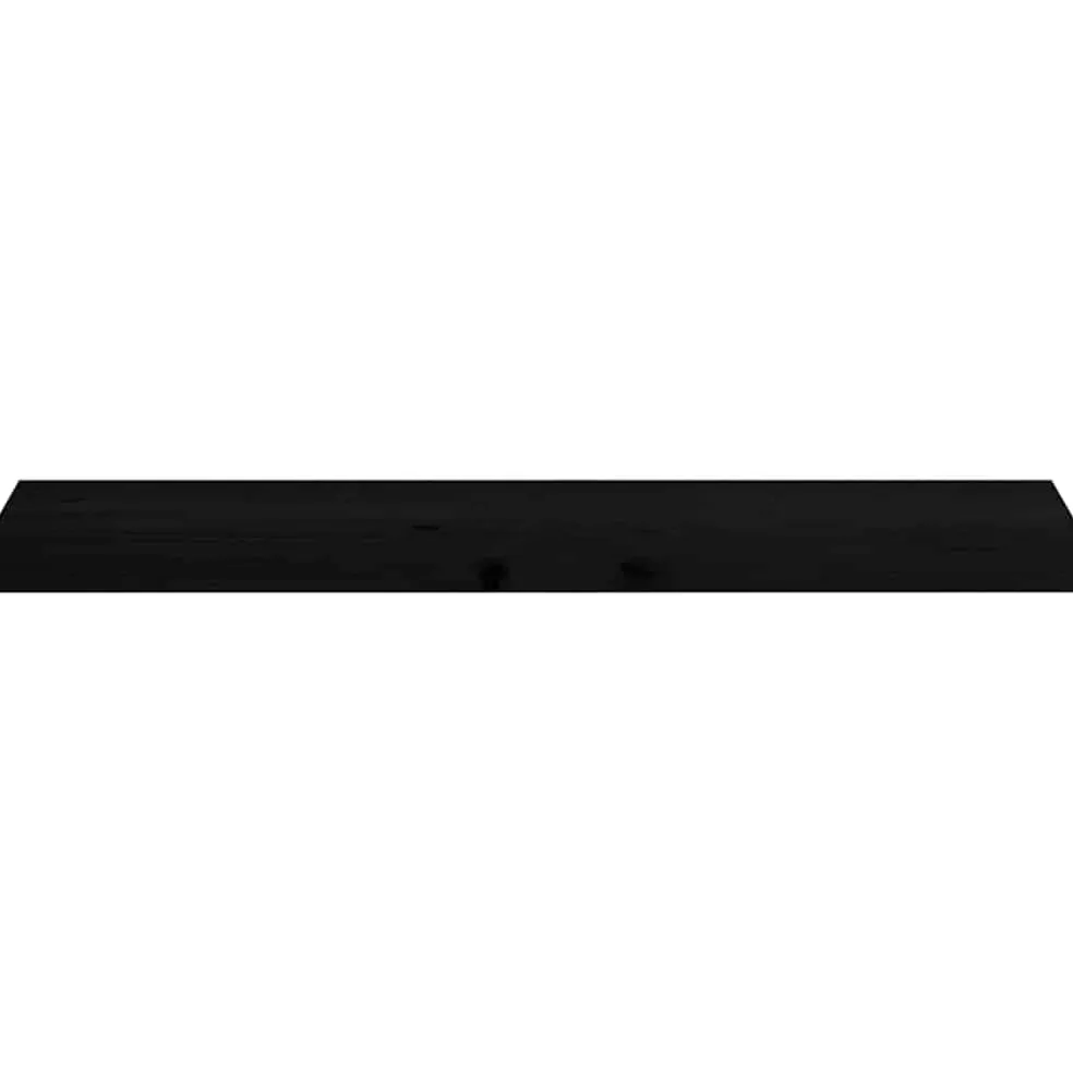 vidaXL Vensterbanken 2 st 70x15x2 cm massief eikenhout donkerbruin