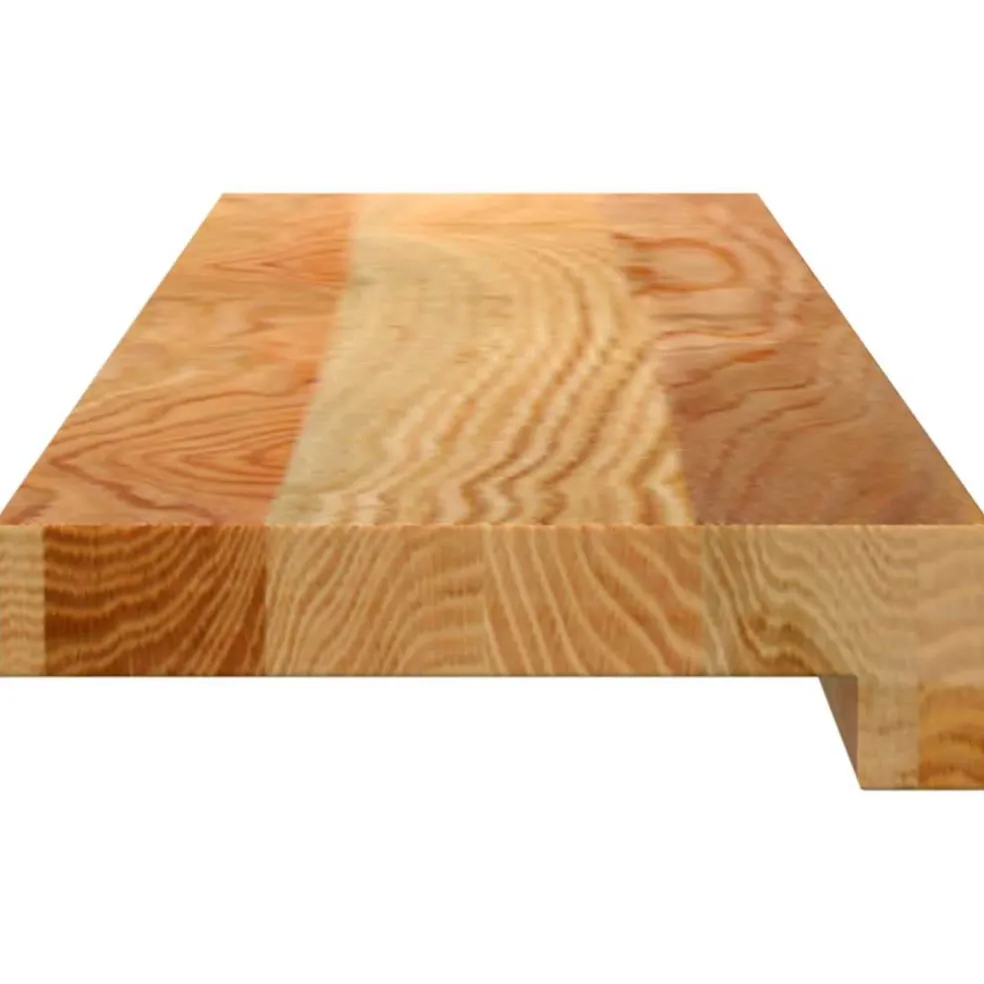 vidaXL Vensterbanken 2 st 70x15x2 cm massief eikenhout lichtbruin