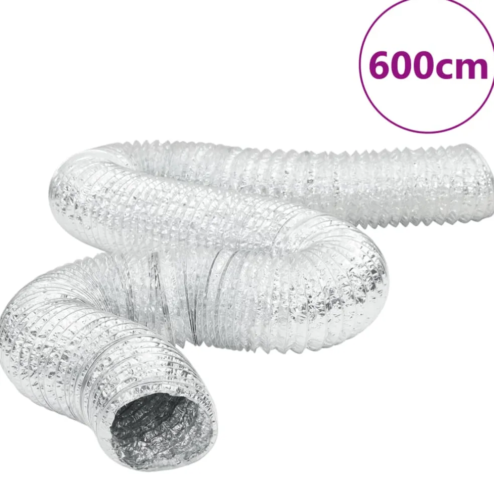 vidaXL Ventilatieslang Ø10 cm 6 m aluminium
