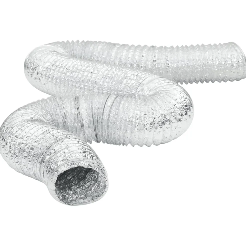 vidaXL Ventilatieslang Ø10 cm 6 m aluminium