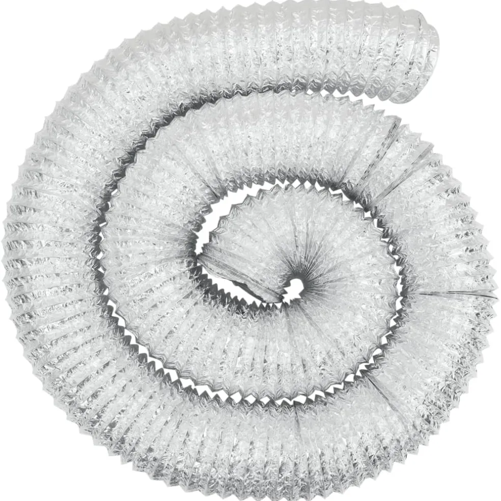 vidaXL Ventilatieslang Ø10 cm 6 m aluminium