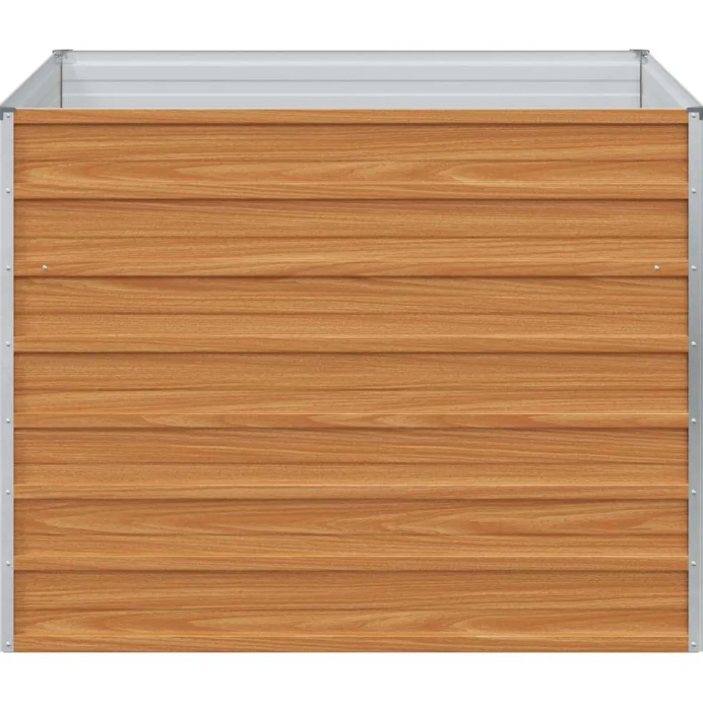 vidaXL Verhoogde plantenbak Licht Bruin 100 x 100 x 77 cm