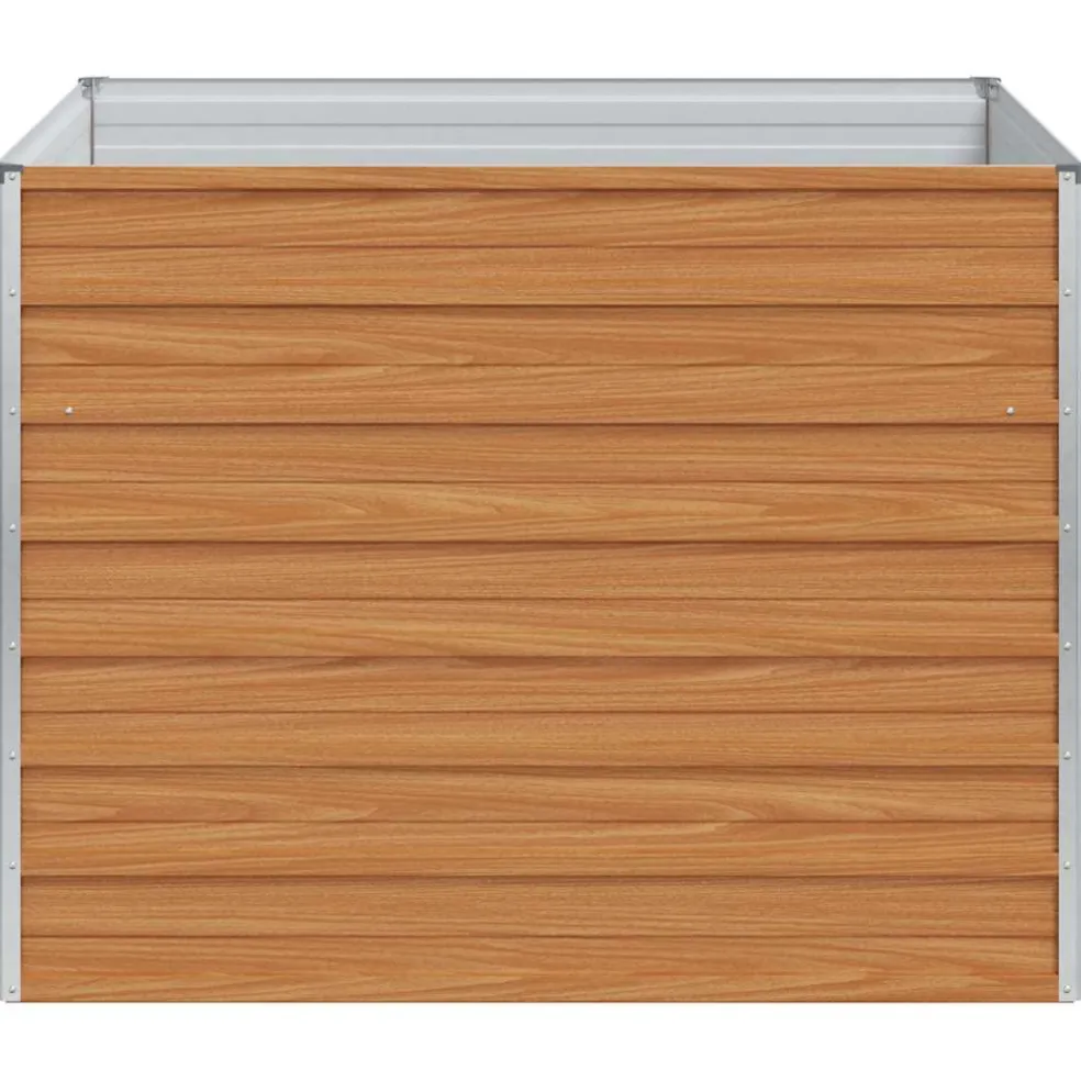 vidaXL Verhoogde plantenbak Licht Bruin 100 x 100 x 77 cm