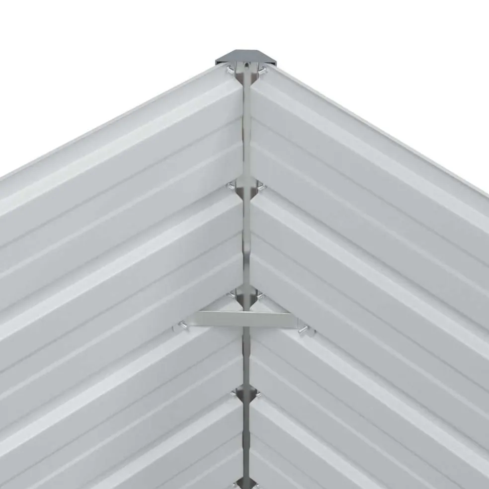 vidaXL Verhoogde plantenbak Licht Bruin 100 x 100 x 77 cm