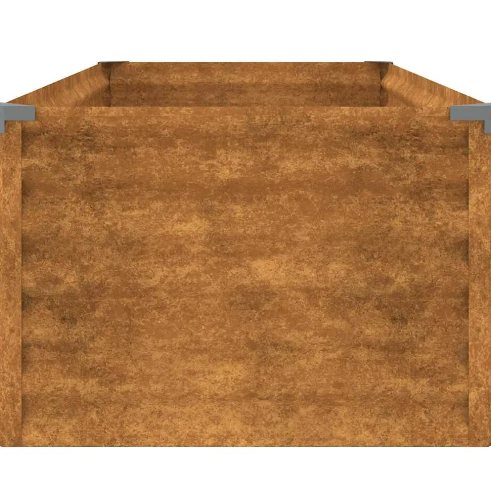 vidaXL Verhoogde tuinbak 100x50x36 cm cortenstaal