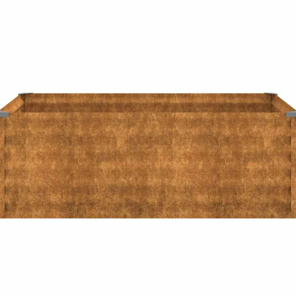 vidaXL Verhoogde tuinbak 100x50x36 cm cortenstaal