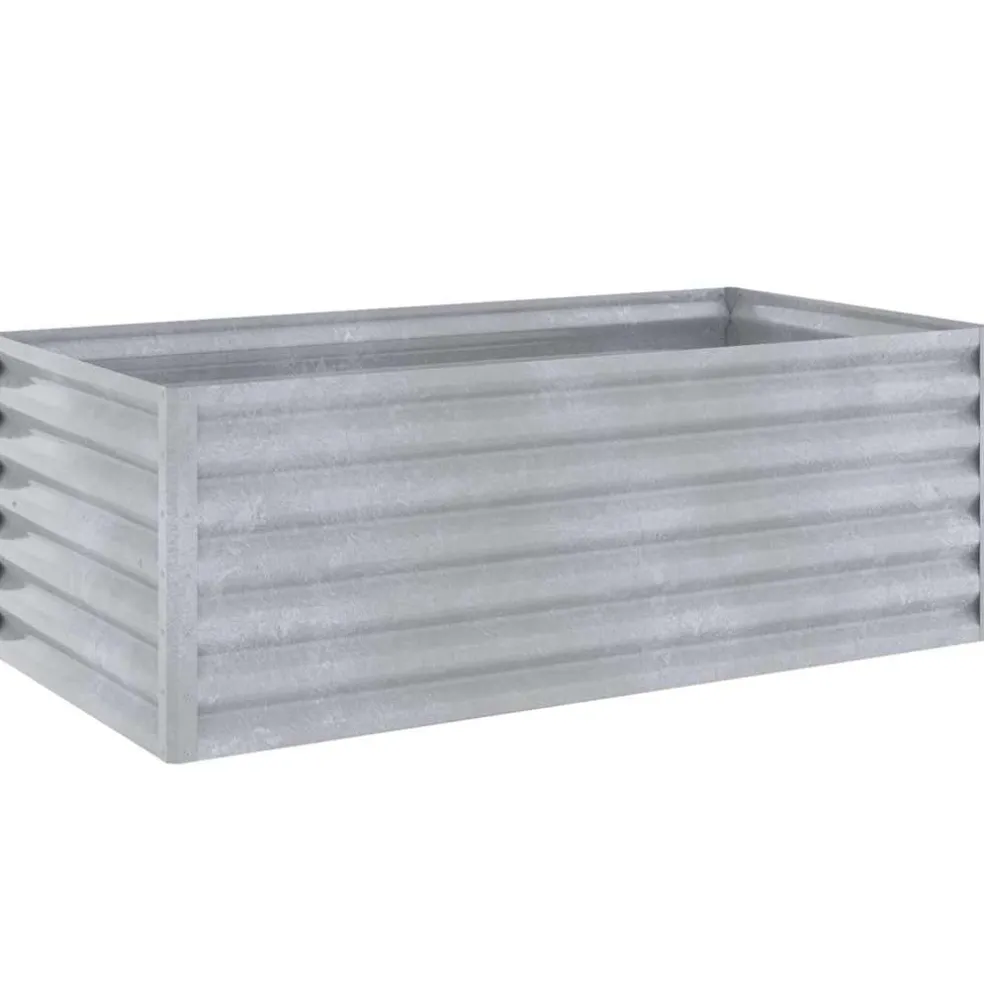 vidaXL Verhoogde tuinbak 100x50x36 cm cortenstaal