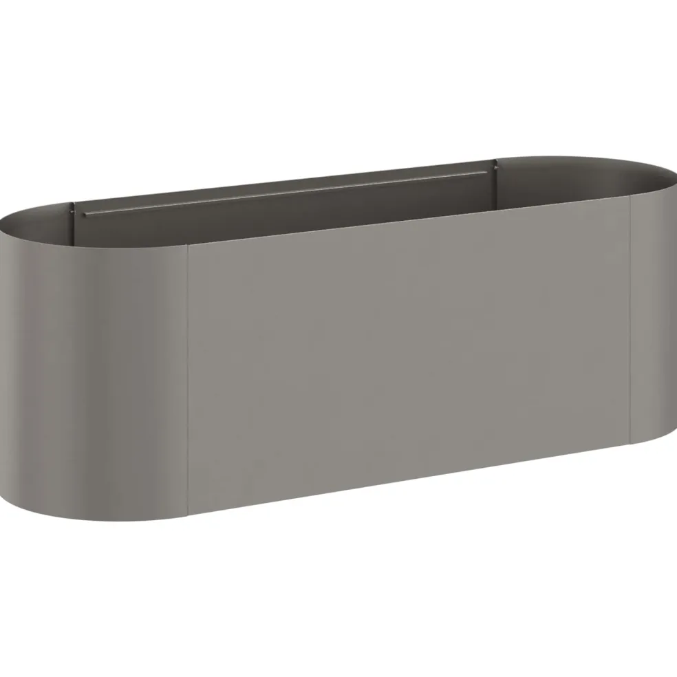 vidaXL Verhoogd Tuinbed weervast staal 120 x 40 x 40 cm