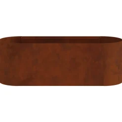 vidaXL Verhoogd Tuinbed weervast staal 120 x 40 x 40 cm