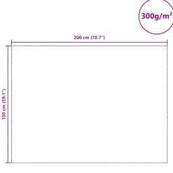 vidaXL Verhuisdekens 5 st Grijs 150 x 200 cm Stof