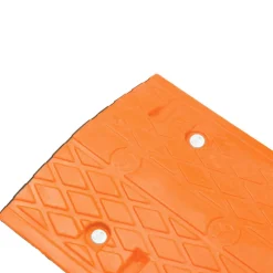 vidaXL Verkeersdrempel 97x32,5x4 rubber geel en zwart