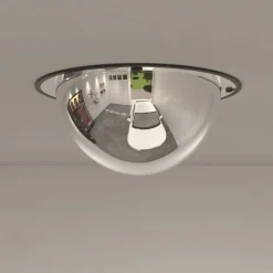vidaXL Verkeersspiegel met volledige koepel Ø40 cm acryl