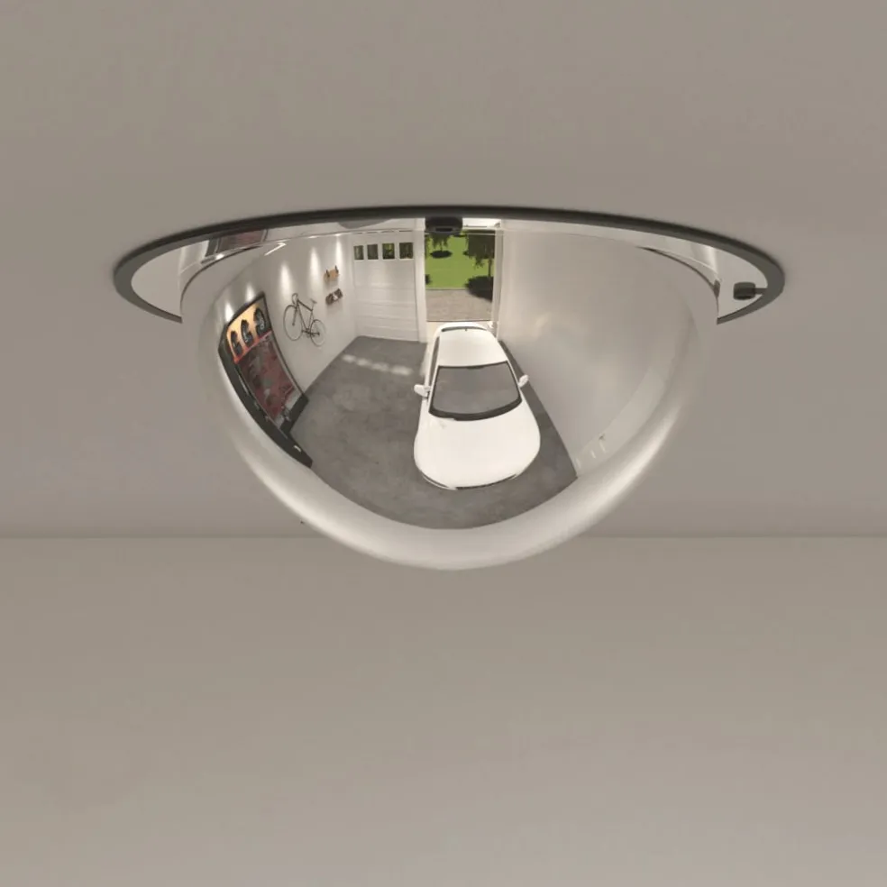 vidaXL Verkeersspiegel met volledige koepel Ø40 cm acryl