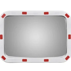 vidaXL Verkeersspiegel rechthoekig met reflectors 40x60 cm