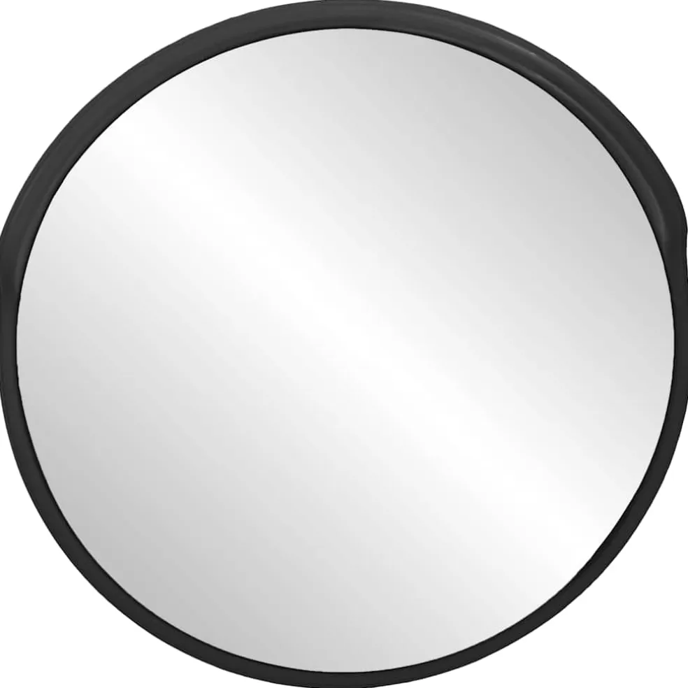 vidaXL Verkeersspiegel voor buiten 30 cm PC-kunststof zwart