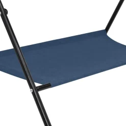 vidaXL Verschoontafel ijzer marineblauw
