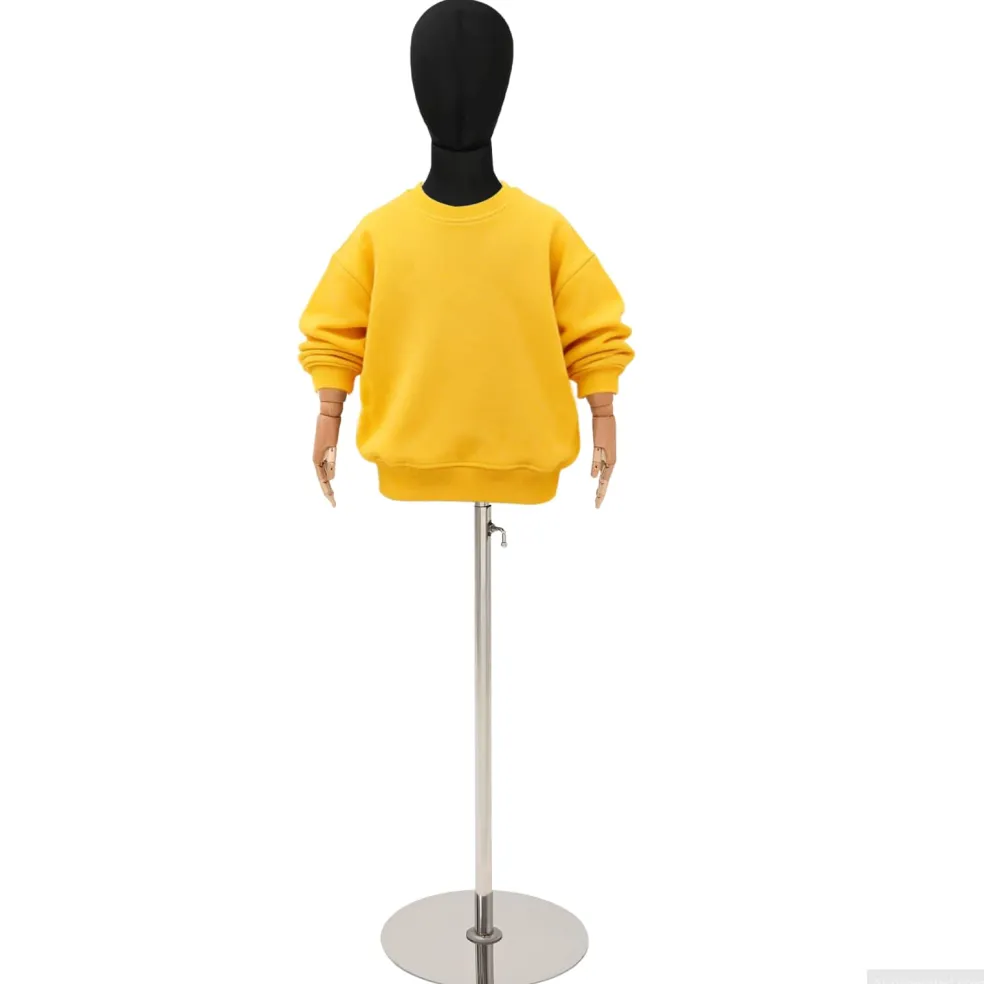 vidaXL Verstelbare 120-150 cm Mannequin met Basis Uniseks PP Zwart