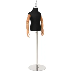 vidaXL Verstelbare 120-157 cm Mannequin met Basis Uniseks PP Wit