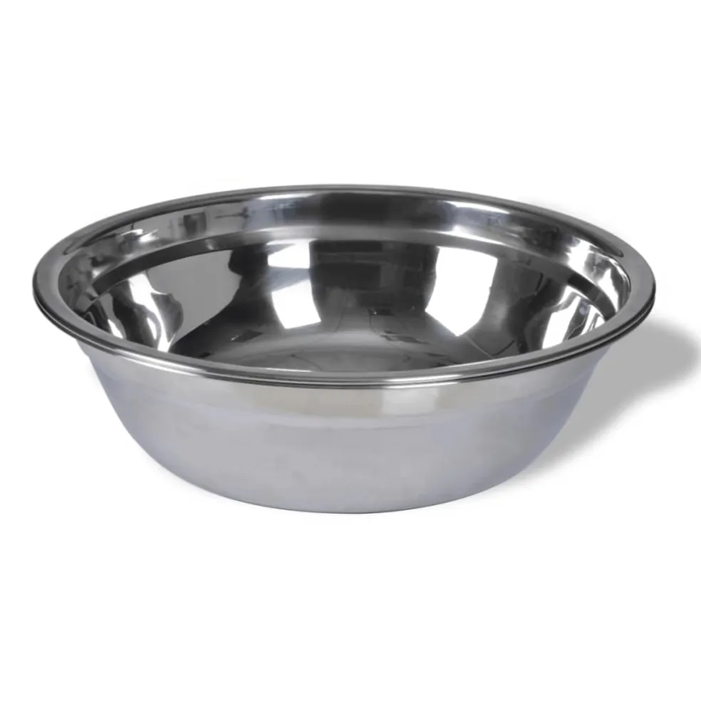 vidaXL Verstelbare dubbele honden / katten voederbak (2 x 4,1L RVS bakken)