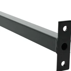 vidaXL Verstelbare raamveiligheidsbalk Zwart 710 -1200 mm Staal