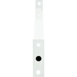 vidaXL Verstelbare raamveiligheidsbalk 3 st 710 -1200 mm Staal Wit