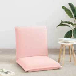 vidaXL Verstelbare vlo stoelen Crèmekleurig Stof
