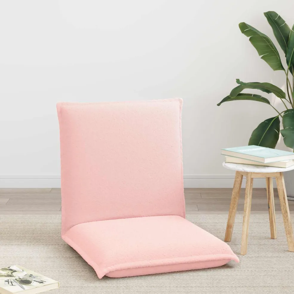 vidaXL Verstelbare vlo stoelen Crèmekleurig Stof