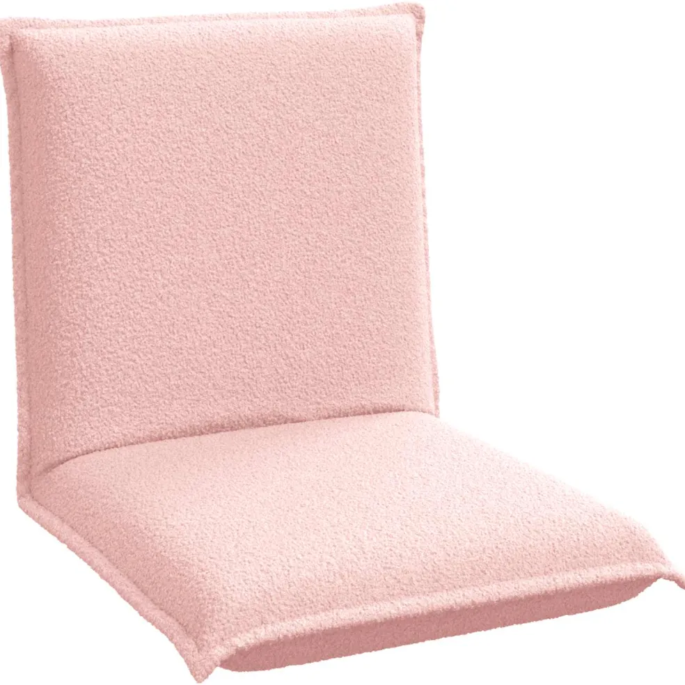 vidaXL Verstelbare vlo stoelen Crèmekleurig Stof