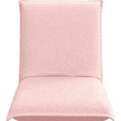vidaXL Verstelbare vlo stoelen Crèmekleurig Stof