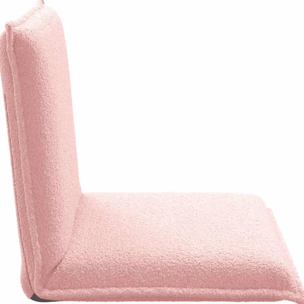 vidaXL Verstelbare vlo stoelen Crèmekleurig Stof
