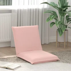 vidaXL Verstelbare vlo stoelen Crèmekleurig Stof