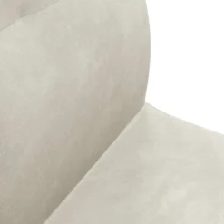 vidaXL Verstelbare vlo stoelen Crèmekleurig Fluweel