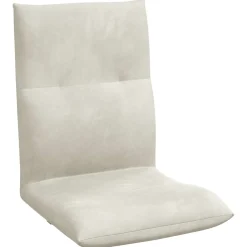 vidaXL Verstelbare vlo stoelen Crèmekleurig Fluweel