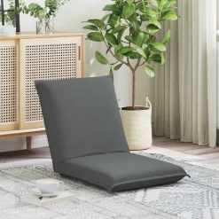 vidaXL Verstelbare vlo stoelen Blauw Fluweel