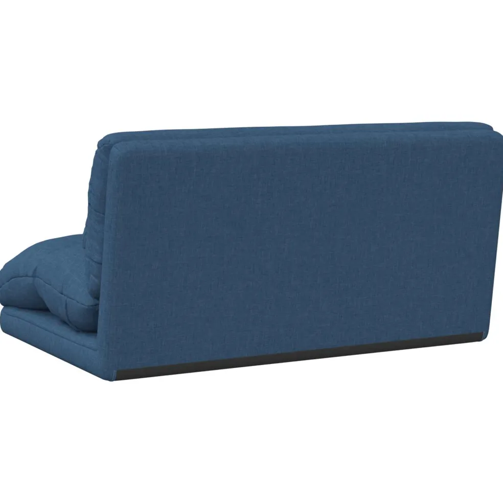 vidaXL Verstelbare vlo stoelen Blauw Stof