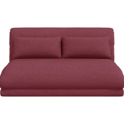 vidaXL Verstelbare vlo stoelen Wijnrood Stof