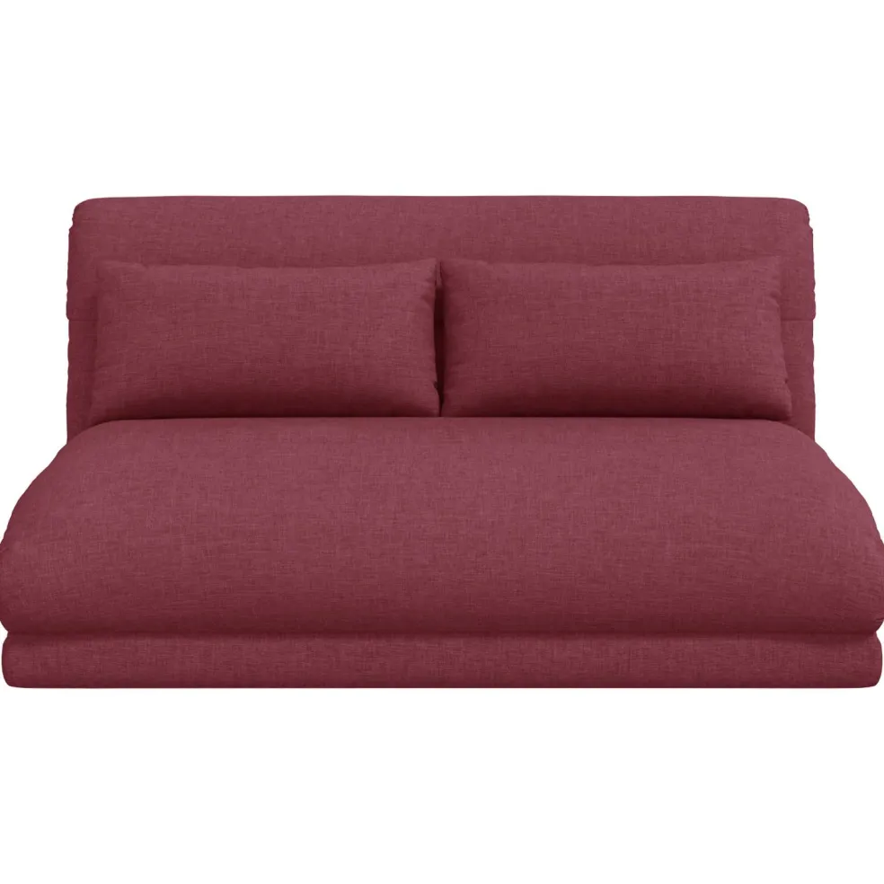 vidaXL Verstelbare vlo stoelen Wijnrood Stof