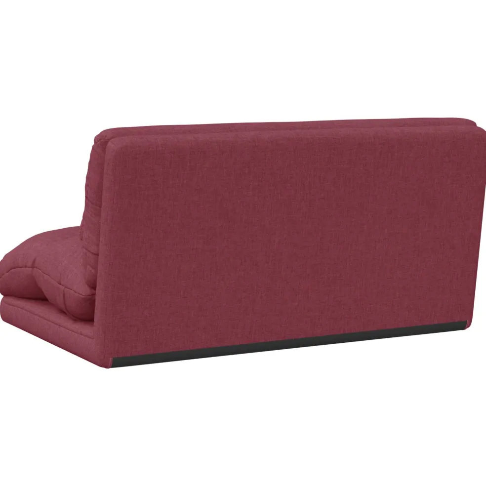 vidaXL Verstelbare vlo stoelen Wijnrood Stof