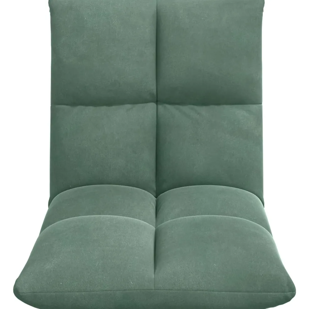 vidaXL Verstelbare vlo stoelen Zeegroen Fluweel