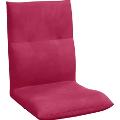 vidaXL Verstelbare vlo stoelen Wijnrood Fluweel