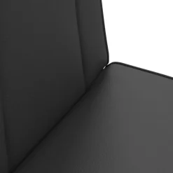 vidaXL Verstelbare vlo stoelen Crèmekleurig Kunstleer